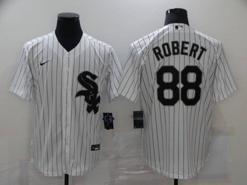 Men Chicago White Sox 88 Robert White Game Nike MLB Jerseys